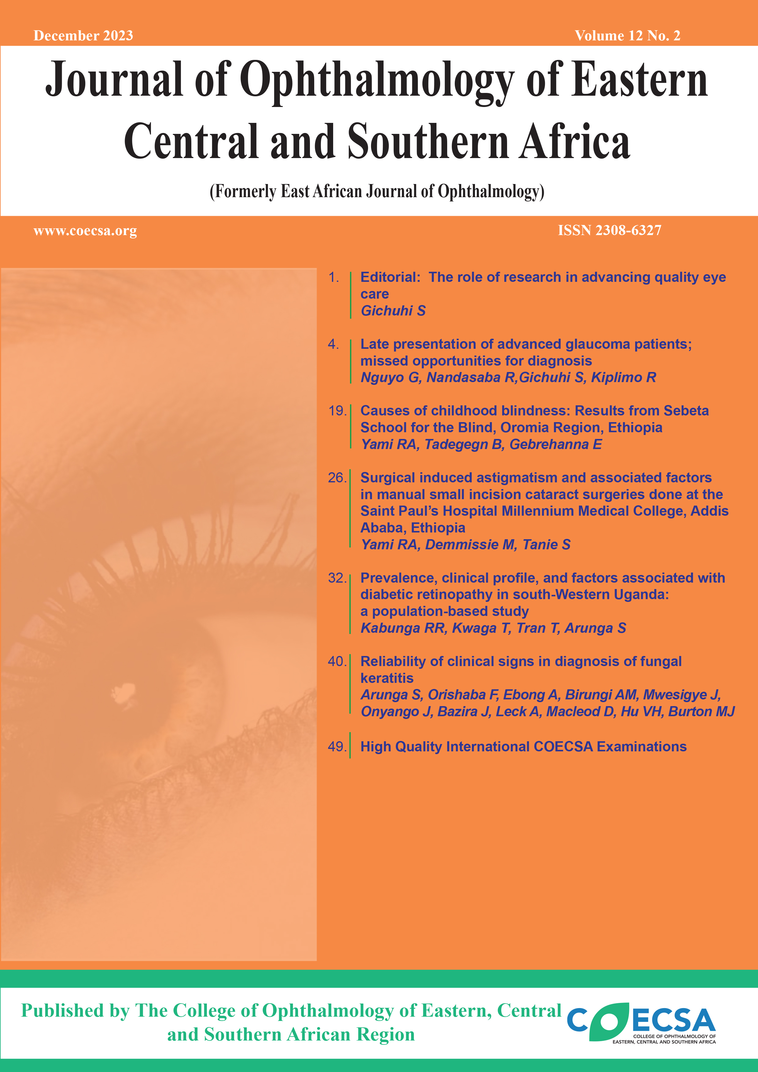 JOECSA DECEMBER 2023 Volume 12 No.2